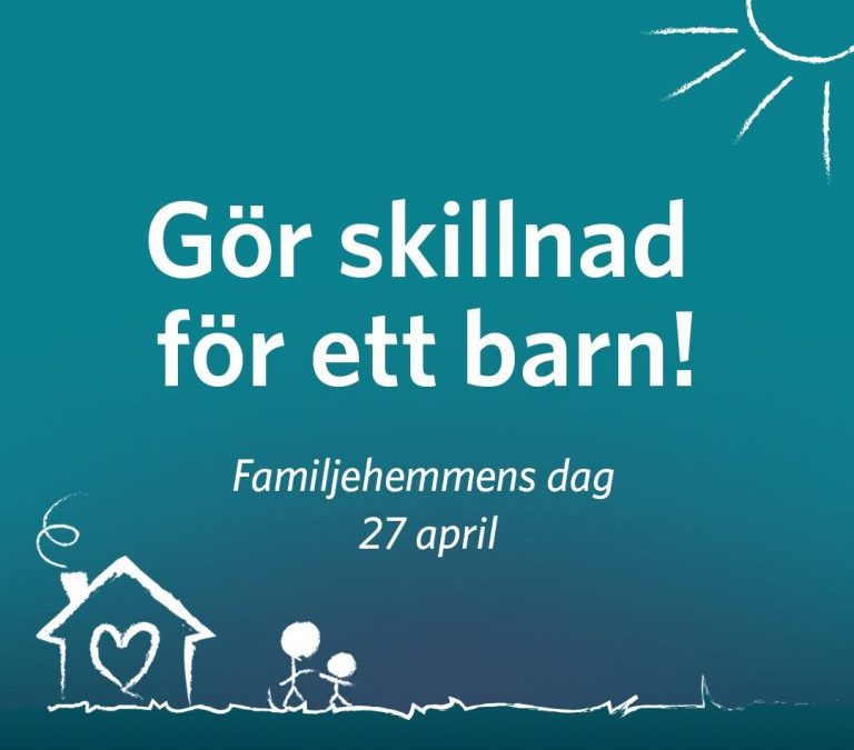 Familjehemmens dag 27/4